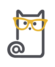 Anorak Cat with glasses